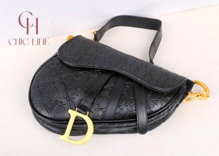 شنطة Dior saddel / اسود منقش 🖤 (مختومة وشامل العلبة)
