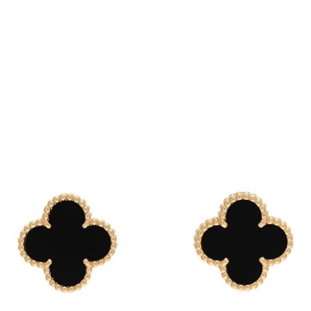 حلق van cleef / لون اسود 🖤 (مكفول)