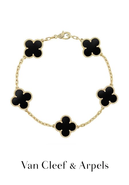 اسوارة van cleef / اسود 🖤