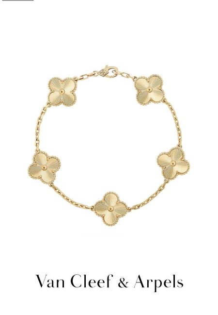 اسوارة van cleef / ذهبي كامل 